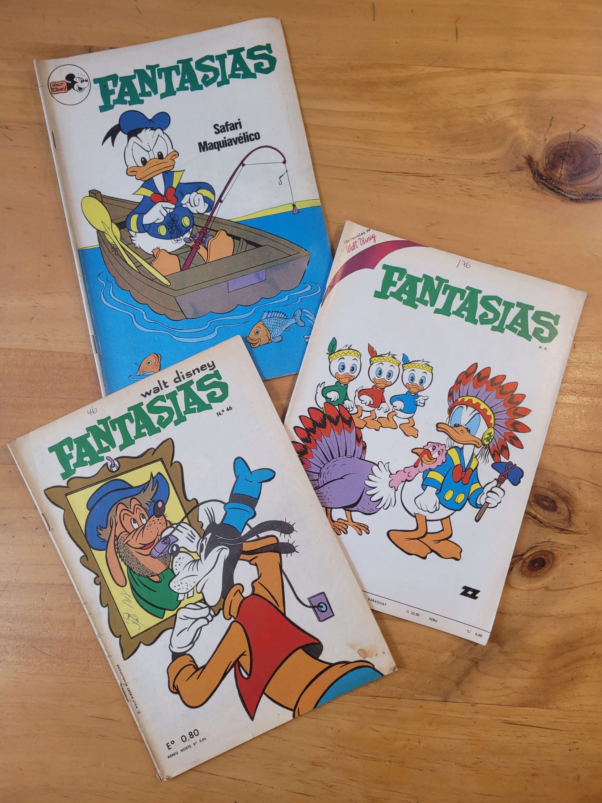 Pack n°4 FANTASIAS de Walt Disney, años 60s (x4)