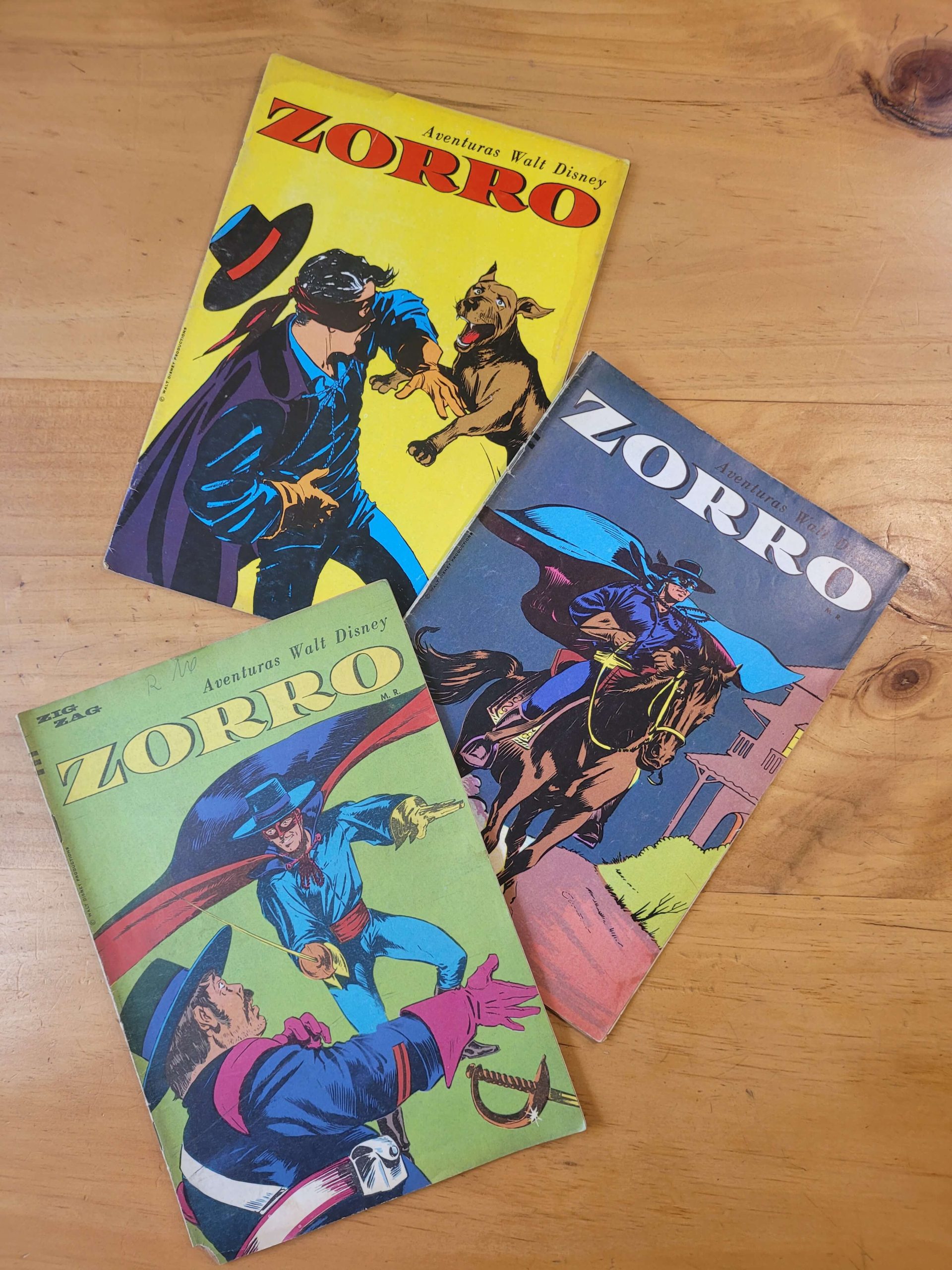 Pack revista EL ZORRO años 60s (x3)