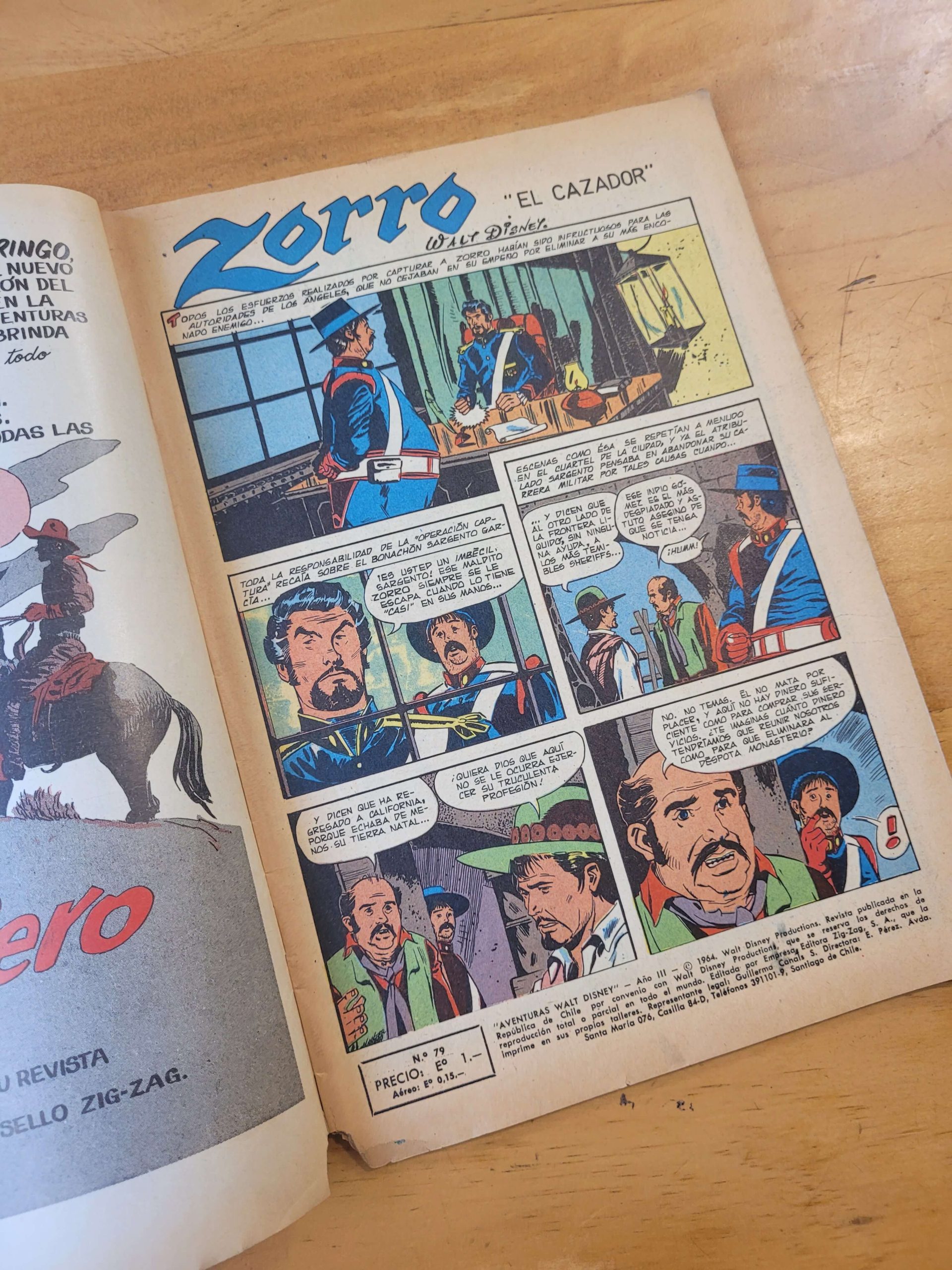 Pack revista EL ZORRO años 60s (x3)