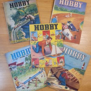 Pack revistas HOBBY años 50s (x5)