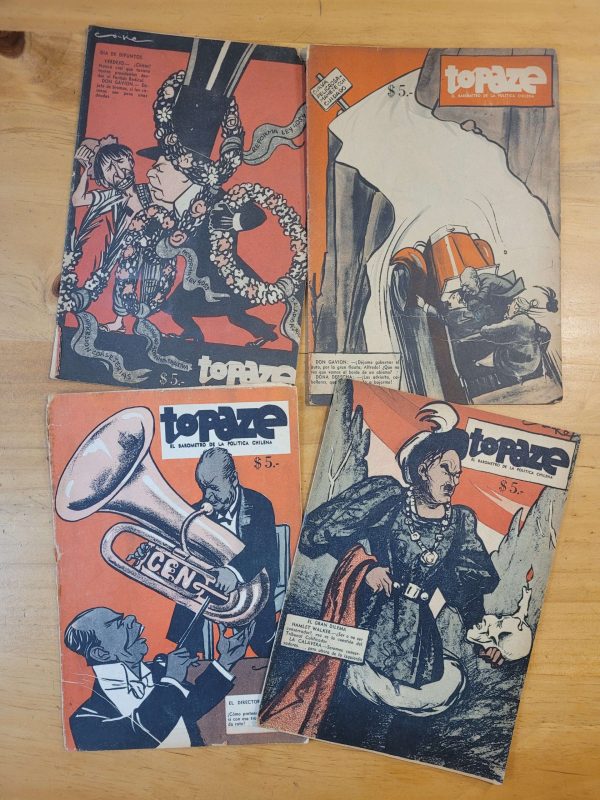 Pack n°1 revista TOPAZE años 40s (x4)