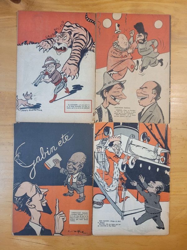 Pack n°1 revista TOPAZE años 40s (x4)