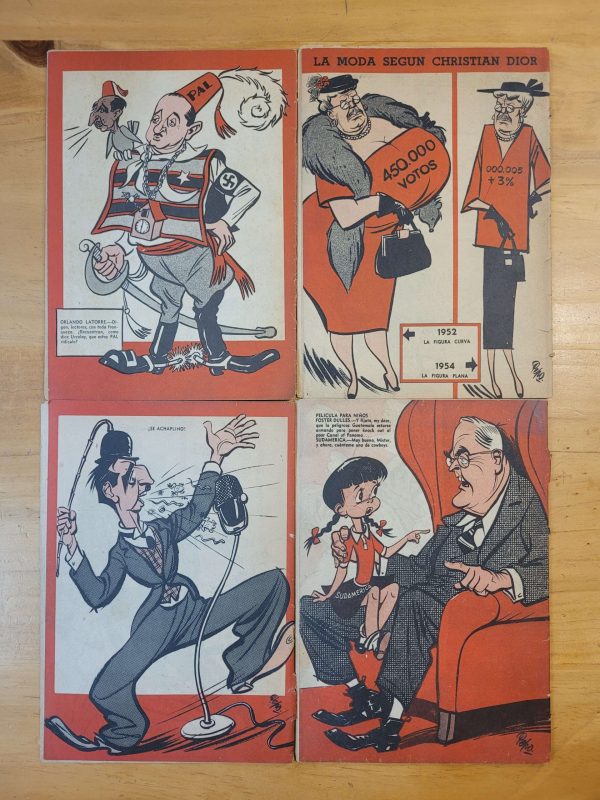 Pack n°2 revista TOPAZE años 50s (x4)