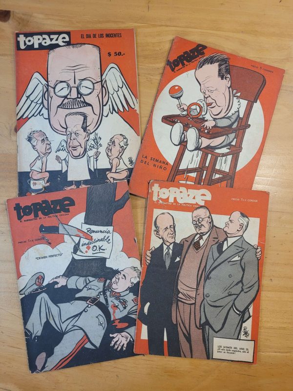 Pack n°1 revista TOPAZE años 50s (x4)