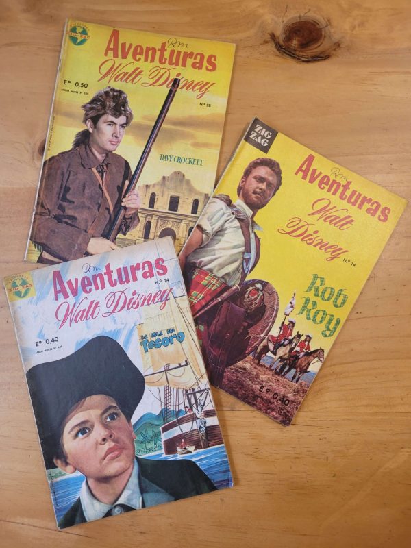 Pack AVENTURAS de Walt Disney, años 60s (x3)