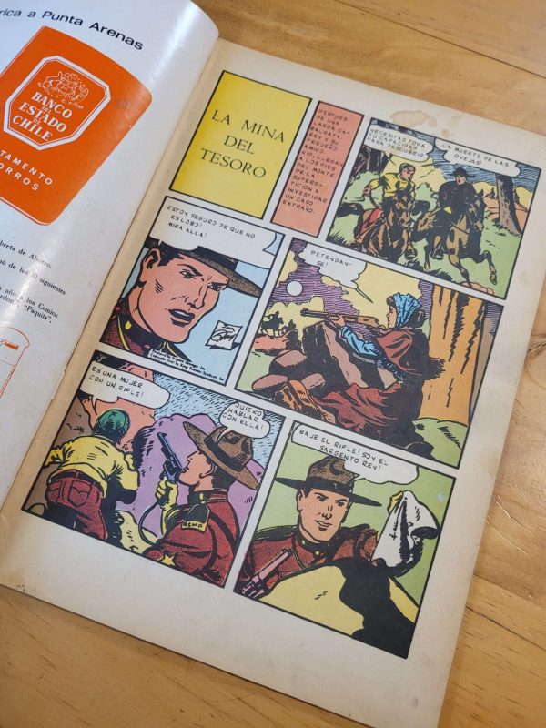 Pack EL REY DE LA POLICIA MONTADA 60s (x3)