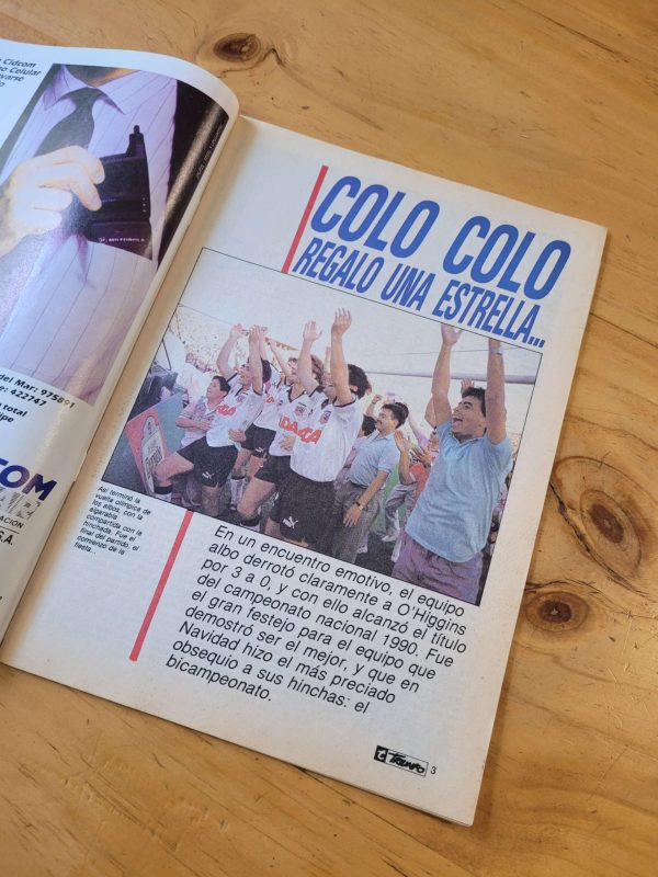 Revista TRIUNFO -Colo Colo campeón 1990-