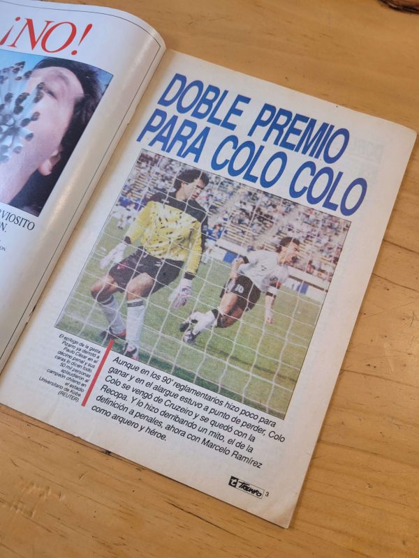 Revista TRIUNFO -Colo Colo campeón Recopa 1992-