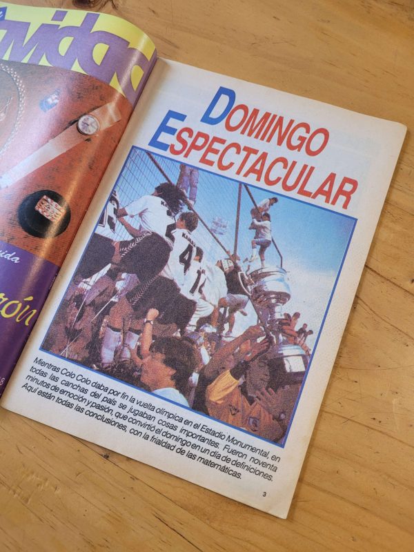Revista TRIUNFO -Colo Colo tricampeón 1991-