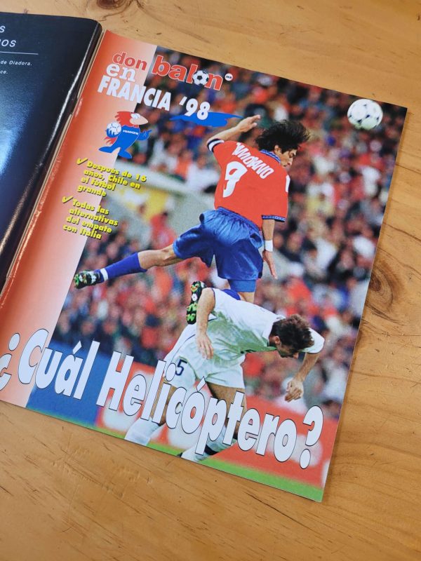 Pack especial Chile en mundial FRANCIA 98 (3 Don Balón + 1 Gráfico)