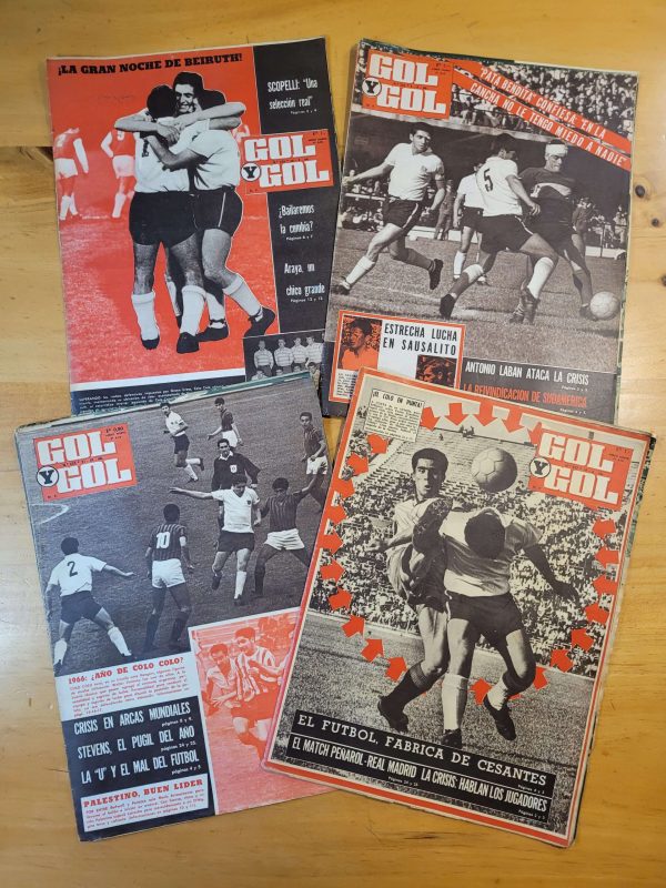 Pack GOL Y GOL Colo Colo 1966 (x4)