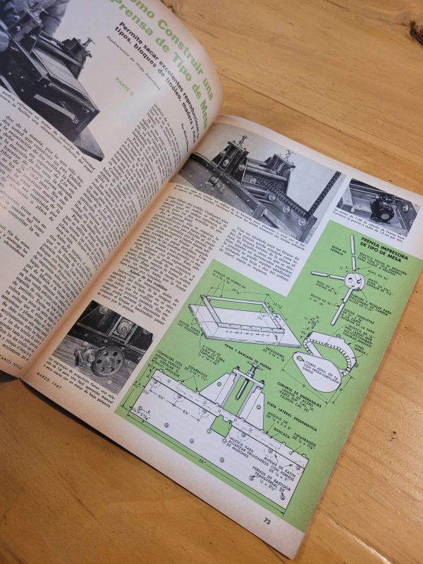 Pack MECANICA POPULAR, años 60s (x4)