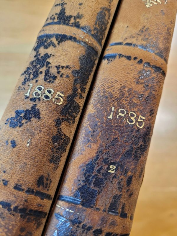 Empastes revista LA ILUSTRACIÓN ESPAÑOLA Y AMERICANA -años 1885- (48 revistas, año completo)