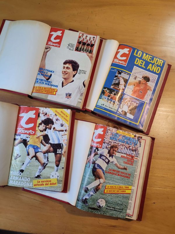 Colección TRIUNFO (Las primeras 40 revistas en 4 tomos empastados)