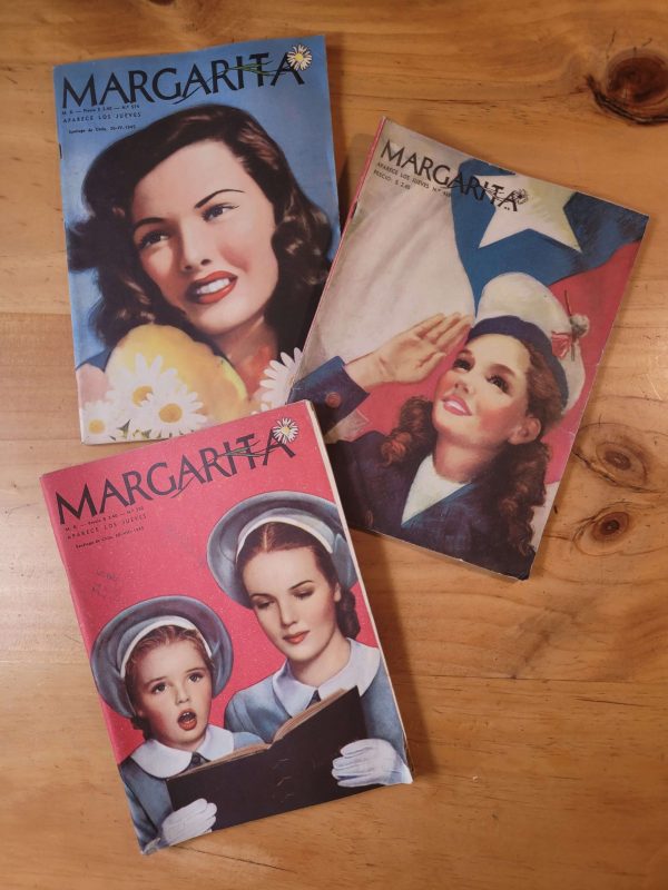 Pack n°1 revistas MARGARITA, años 40s -Moda y mujer- (x3)