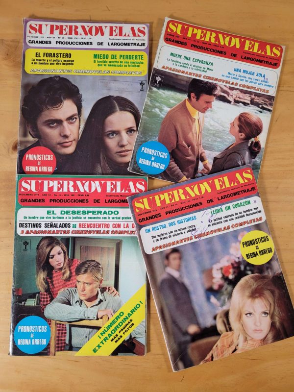 Pack SUPERNOVELAS años 70s (x4)