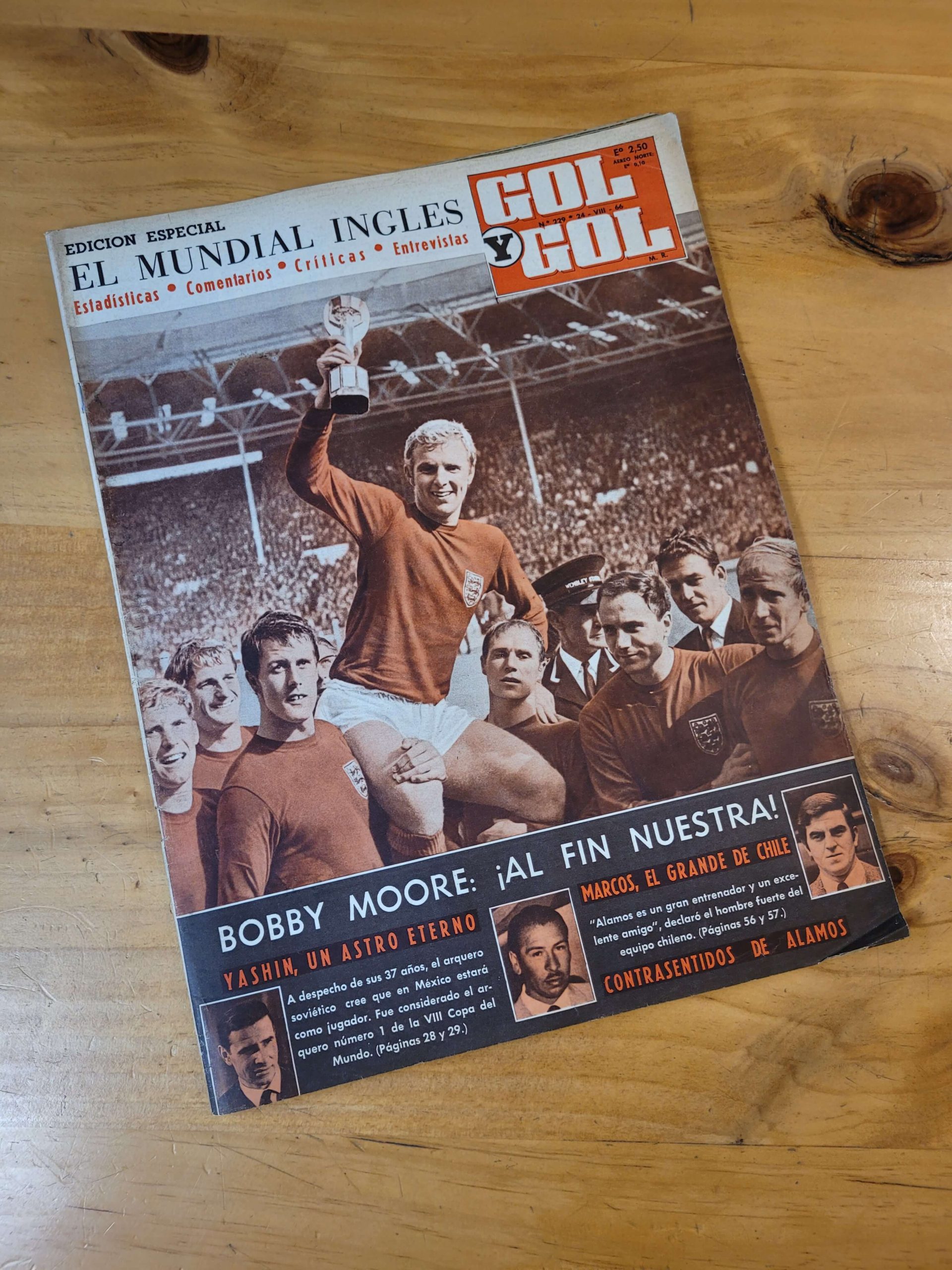 Revista GOL Y GOL-Edición especial Mundial Inglaterra 1966-