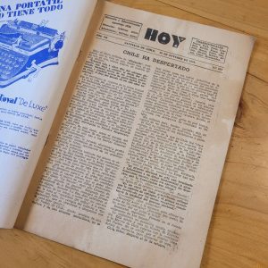 Revista HOY -Pedro Aguirre Cerda- (1938)