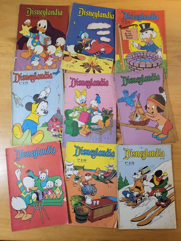 Pack DISNEYLANDIA años 60s (x9)