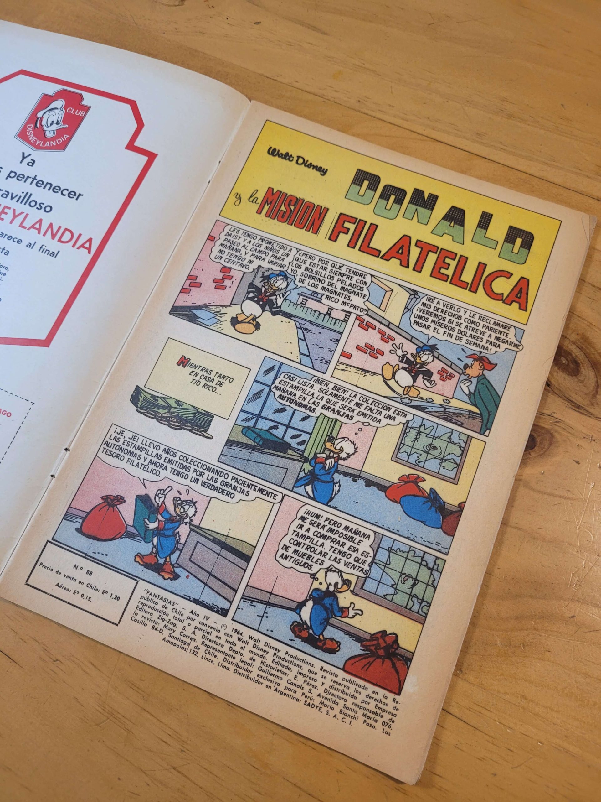 Pack FANTASIAS de Walt Disney, años 60s (x9)