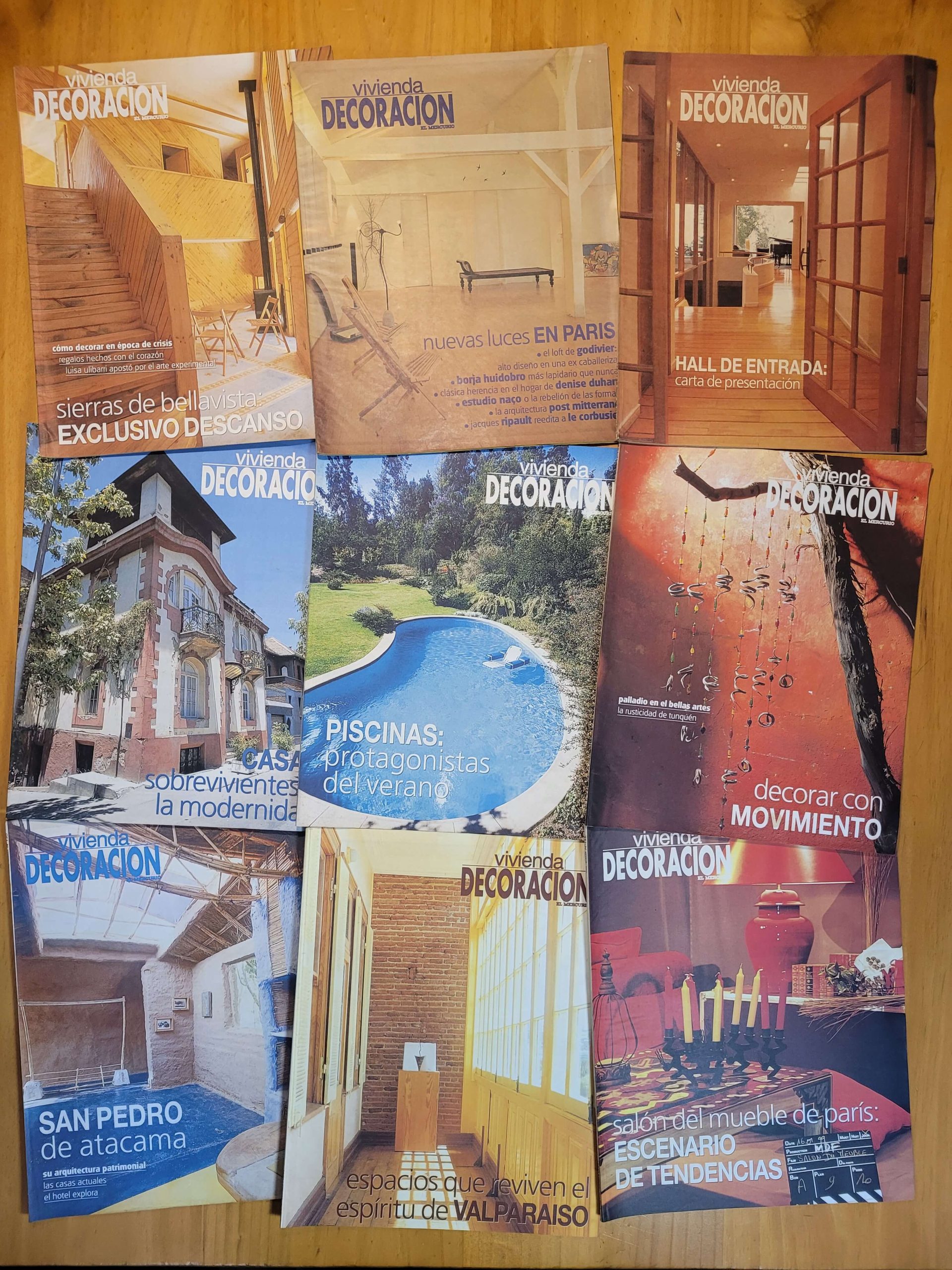 Pack VIVIENDA Y DECORACIÓN -1999- (x9)