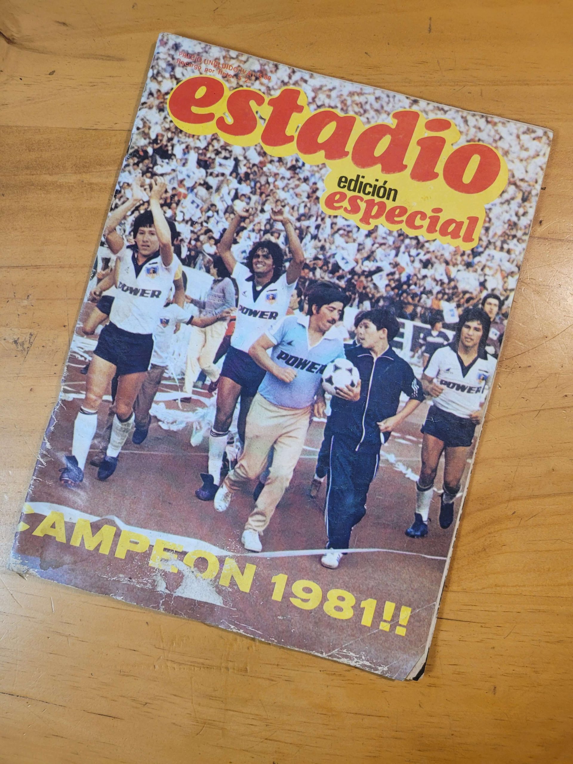 Revista ESTADIO Especial Colo Colo campeón 1981