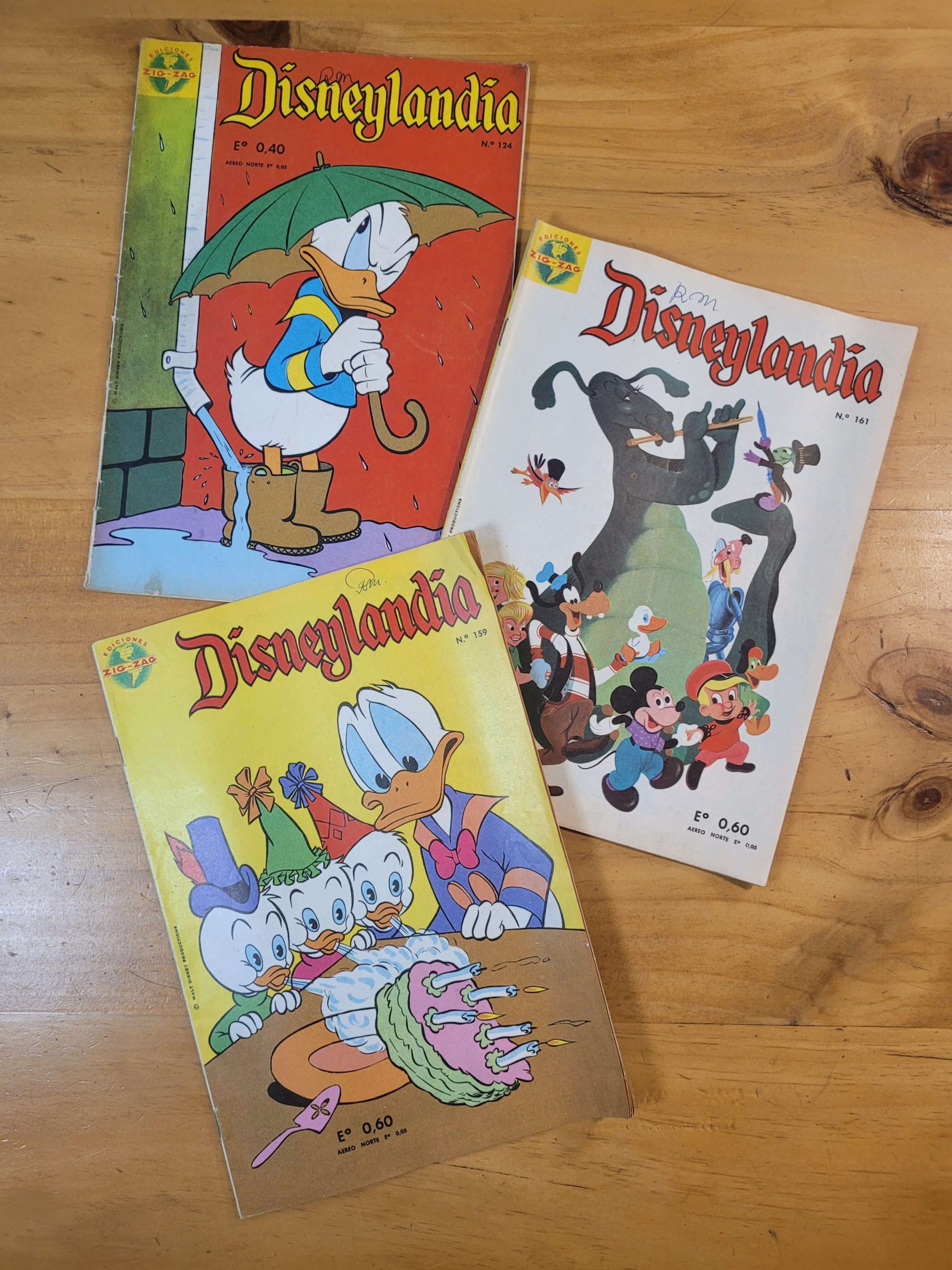 Pack n°6 revista DISNEYLANDYA años 60s (x3)