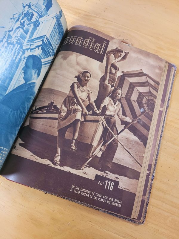 Empaste revista MUNDIAL -Uruguay- 1945 y 1946 (17 revistas)