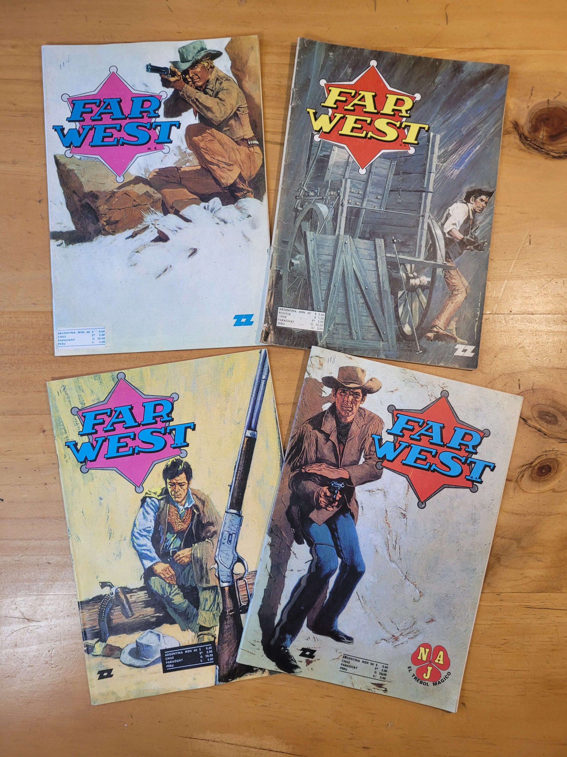 Pack revista FAR-WEST (x4)