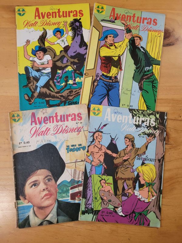 Pack AVENTURAS de Walt Disney, años 60s (x4)