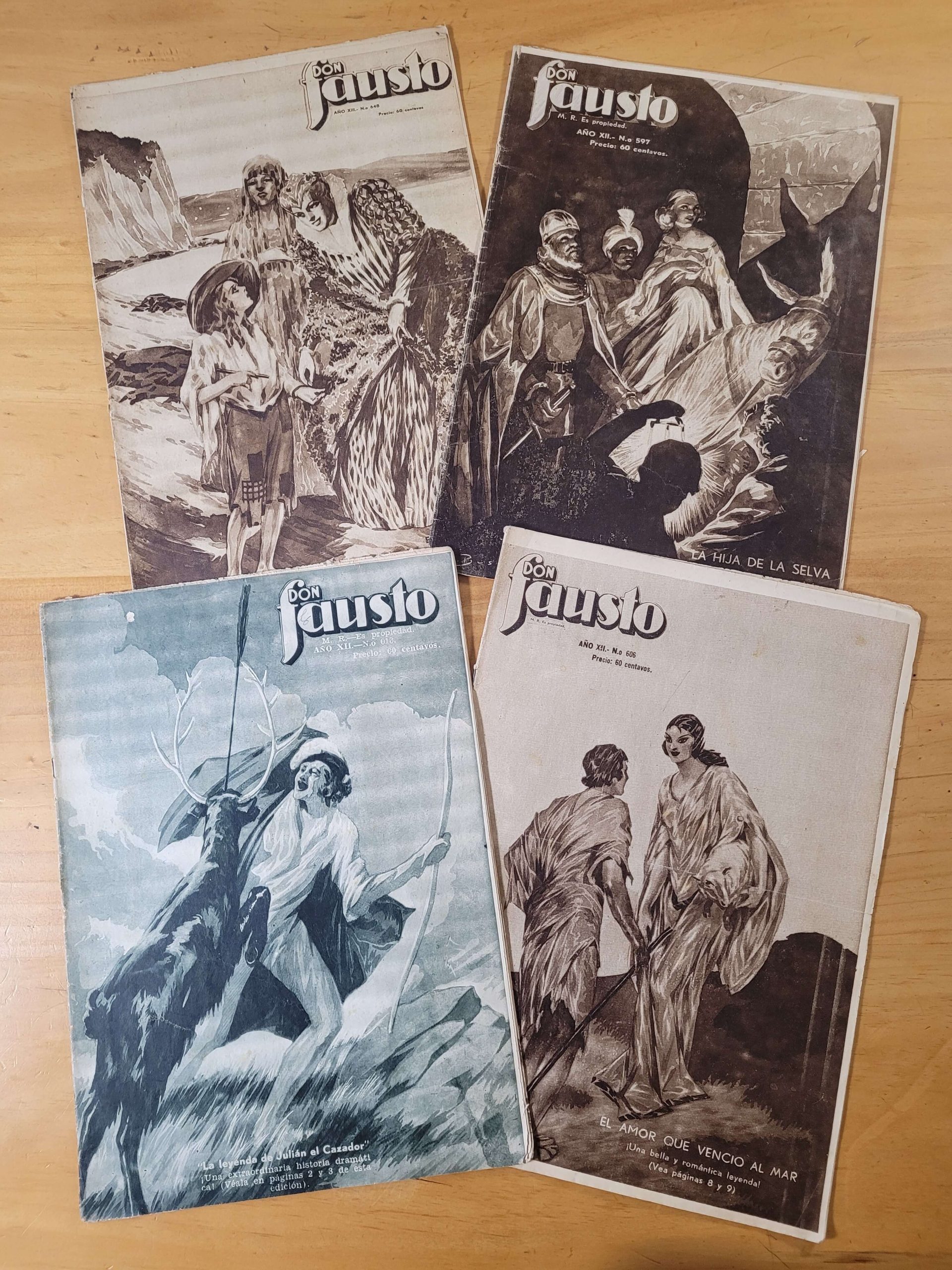 Pack DON FAUSTO años 30s (x4)