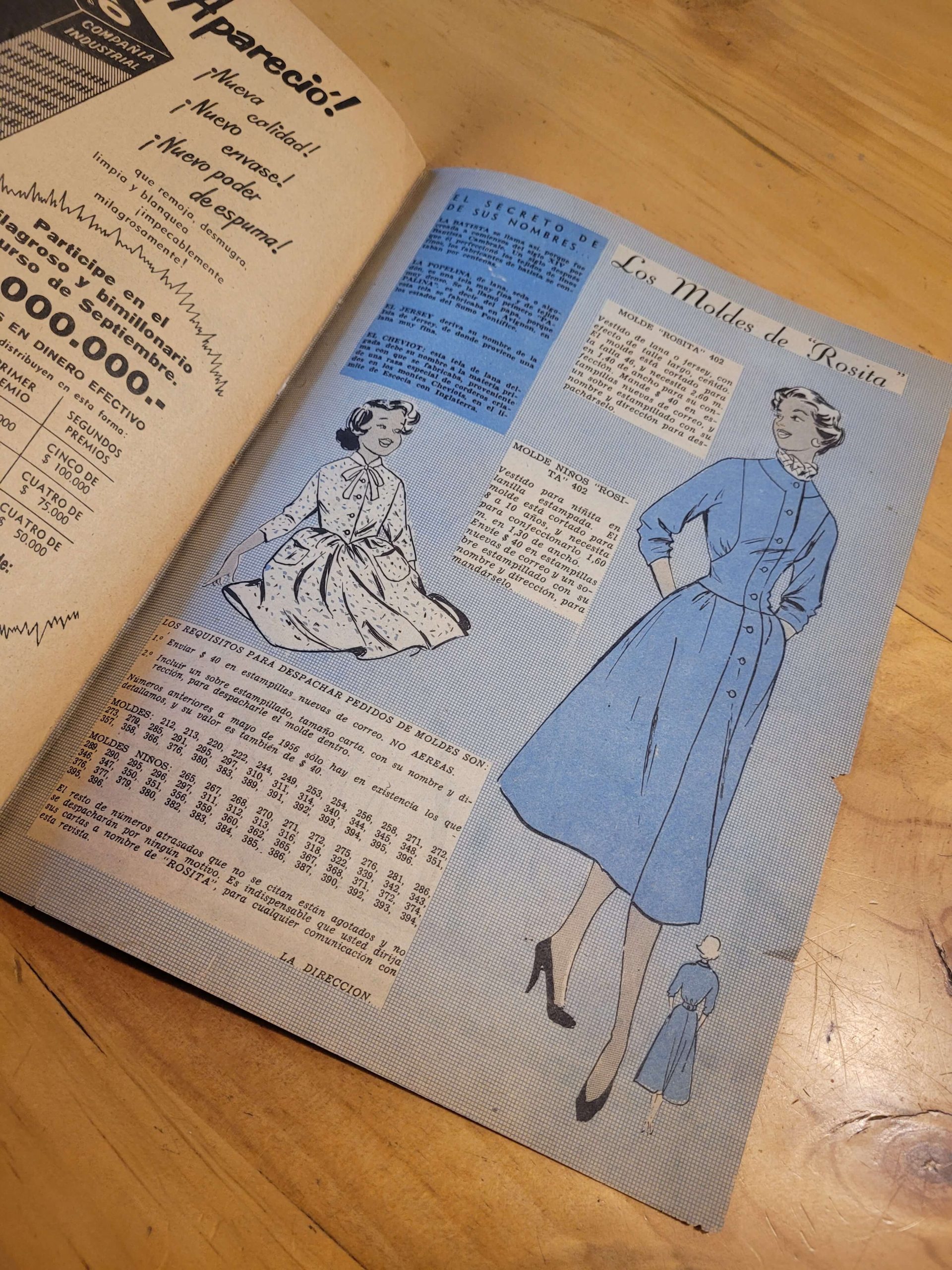 Pack n°4 ROSITA años 50s (x5)