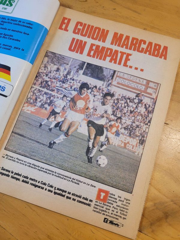 Revista TRIUNFO -Colo Colo campeón Copa Chile 1988-