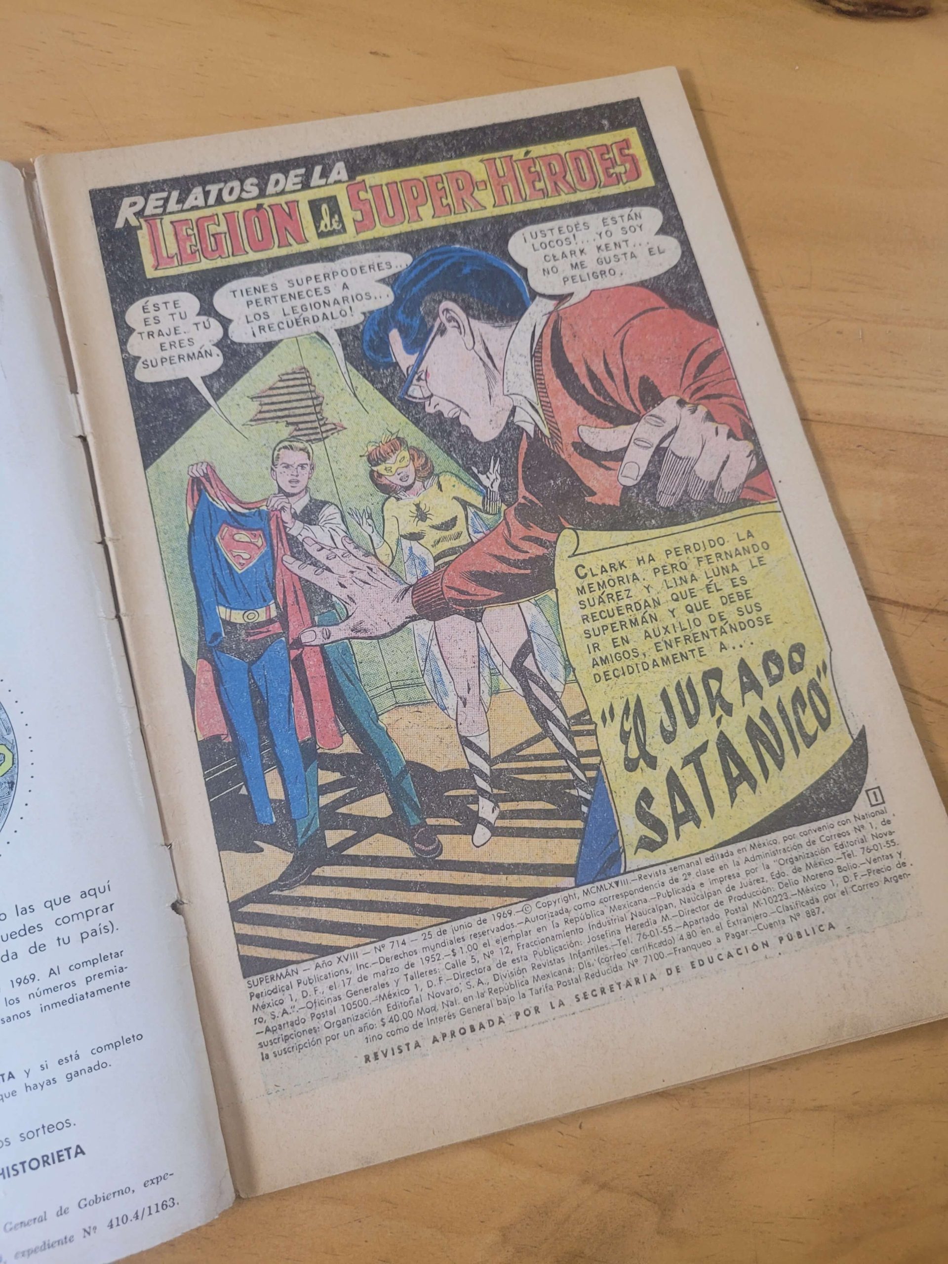 Revista SUPERMAN n°714 (1969)