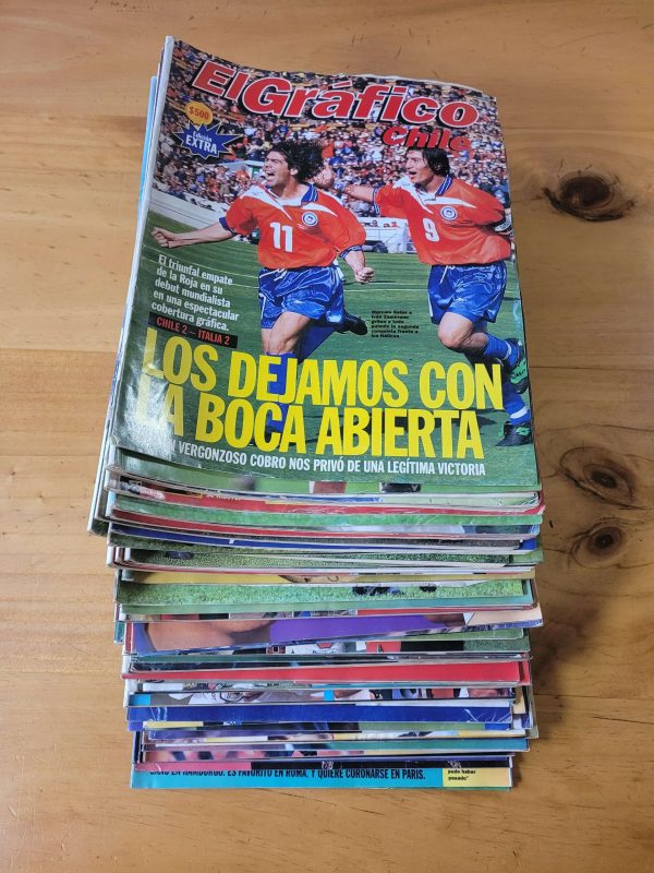 Colección EL GRAFICO Chile -Primeras 50 revistas + 2 especiales de regalo- (1998-1999)