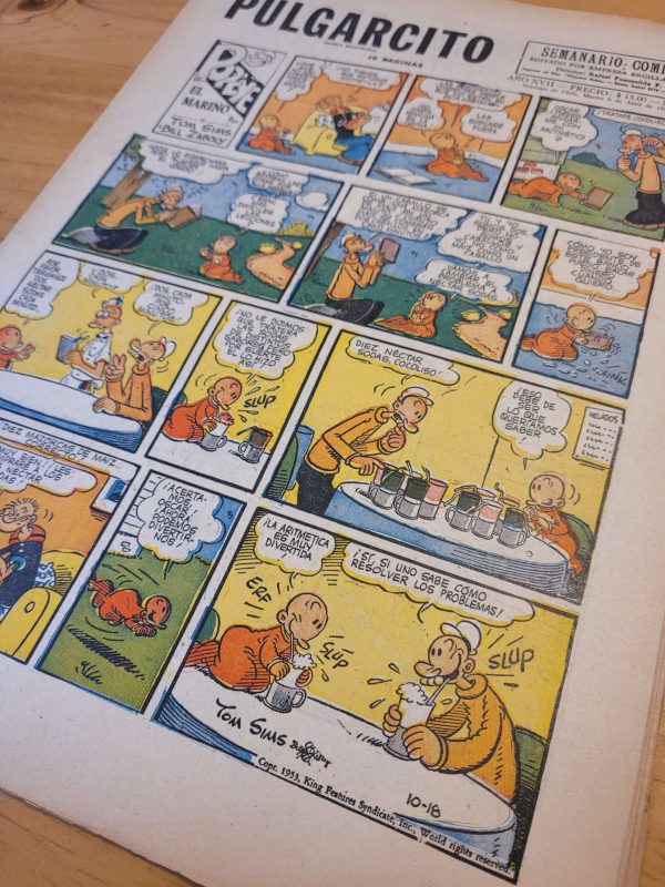 Pack revista PULGARCITO, años 50s (x10)