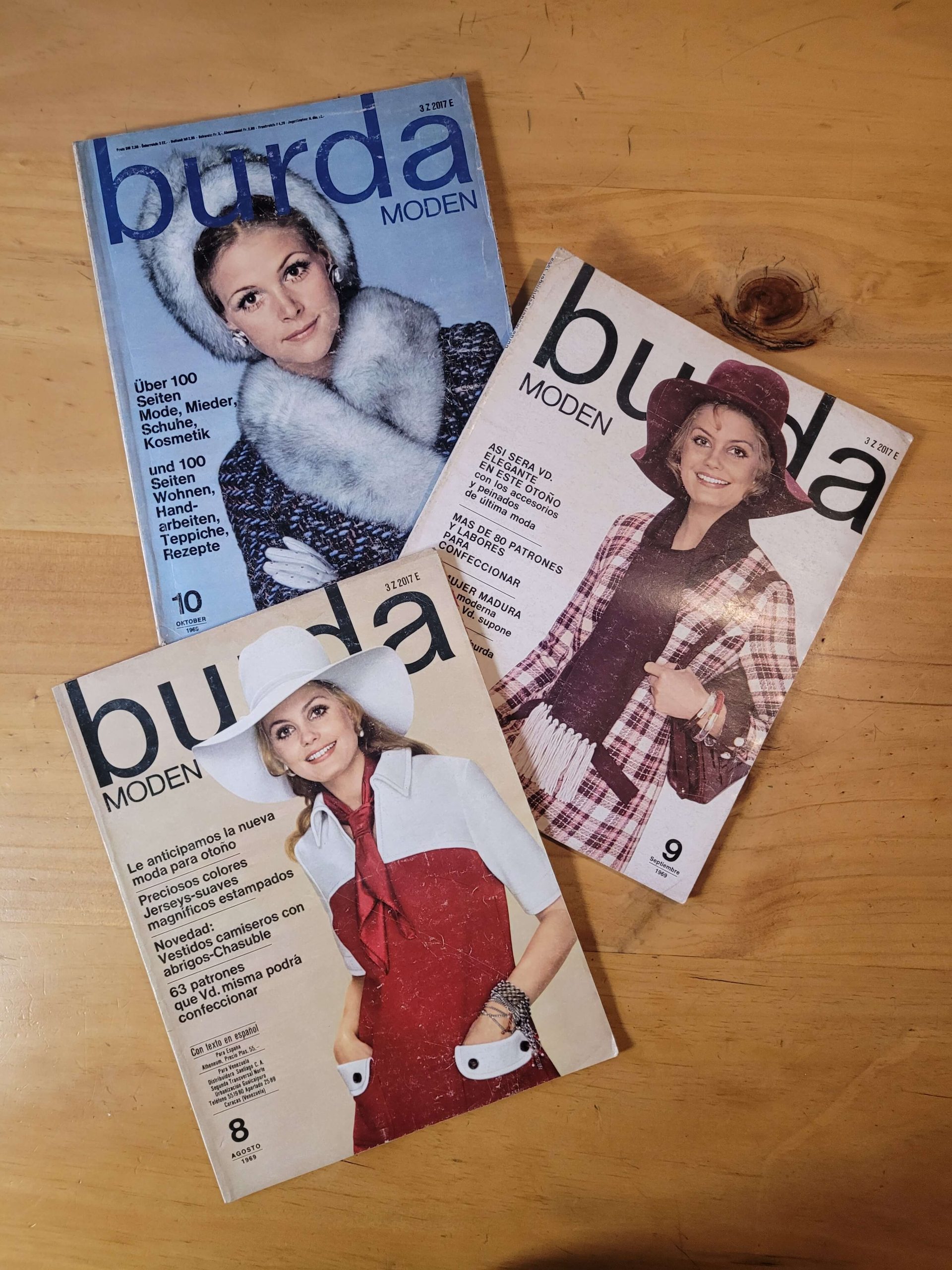 Pack BURDA 1969 (x3)