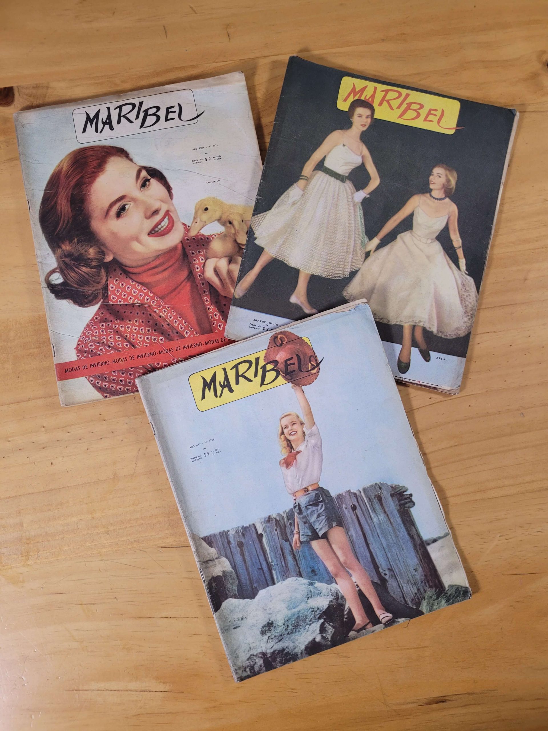 Pack revista MARIBEL años 50s (x3)