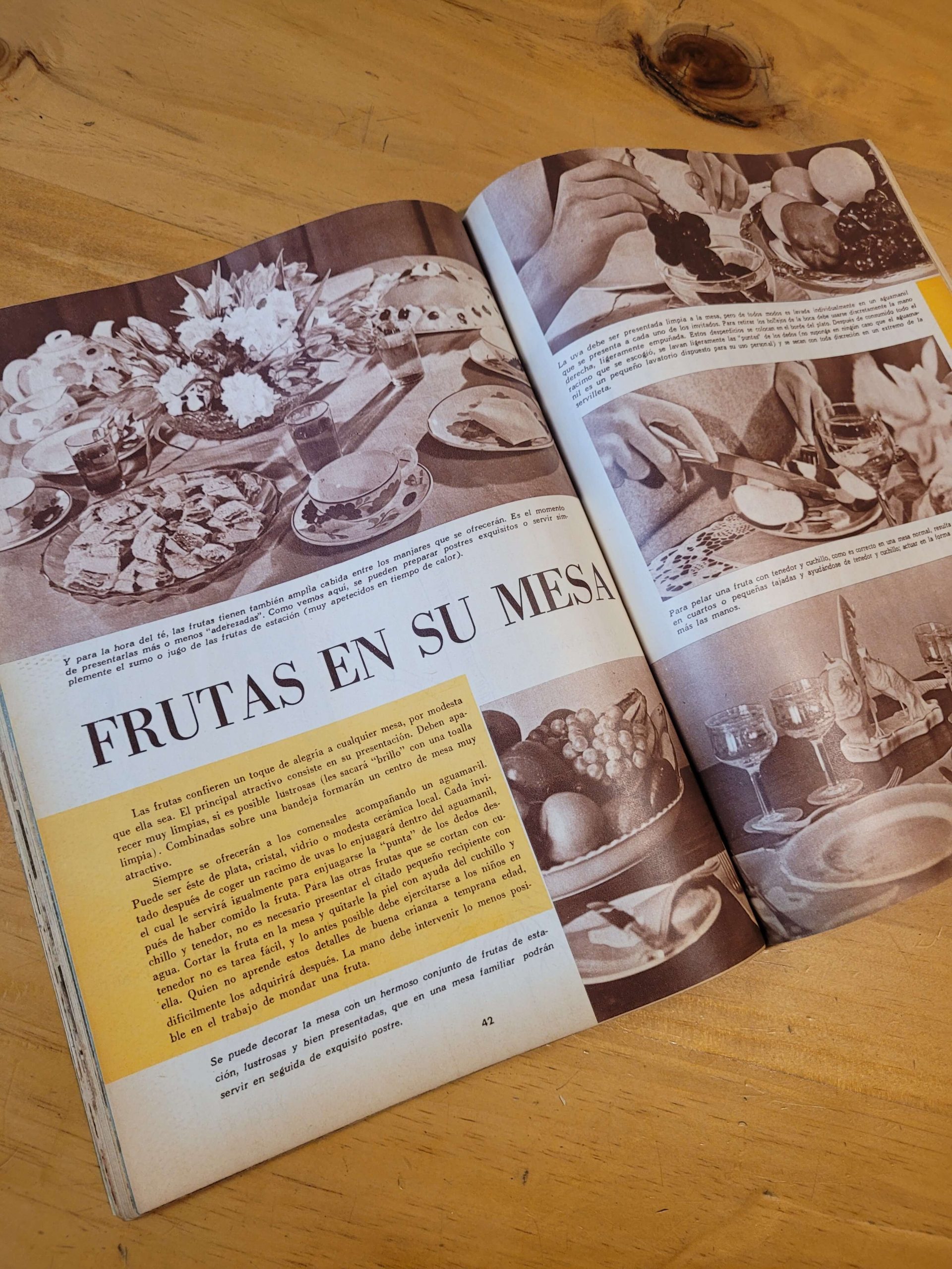 Pack revistas SABER COMER… Y VIVIR MEJOR, años 60s/70s (x4)