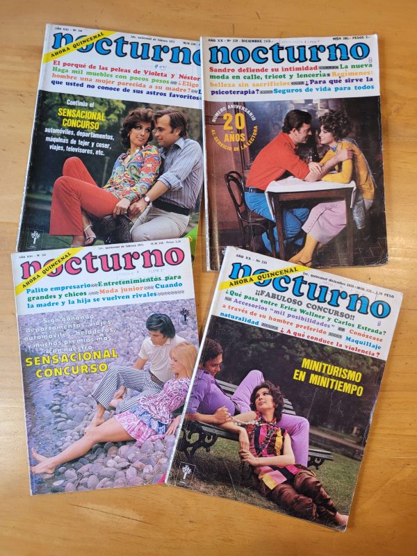 Pack NOCTURNO (Argentina) años 70s (x4)