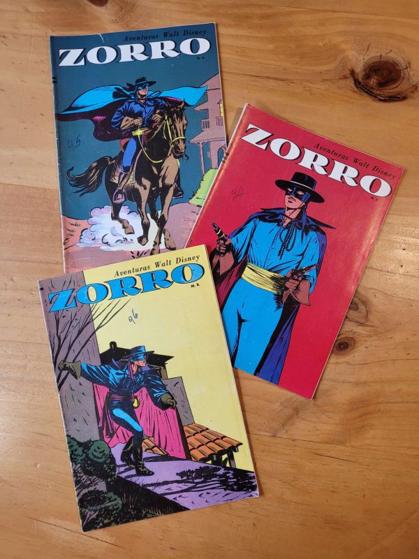 Pack revista EL ZORRO, años 60s (x3)