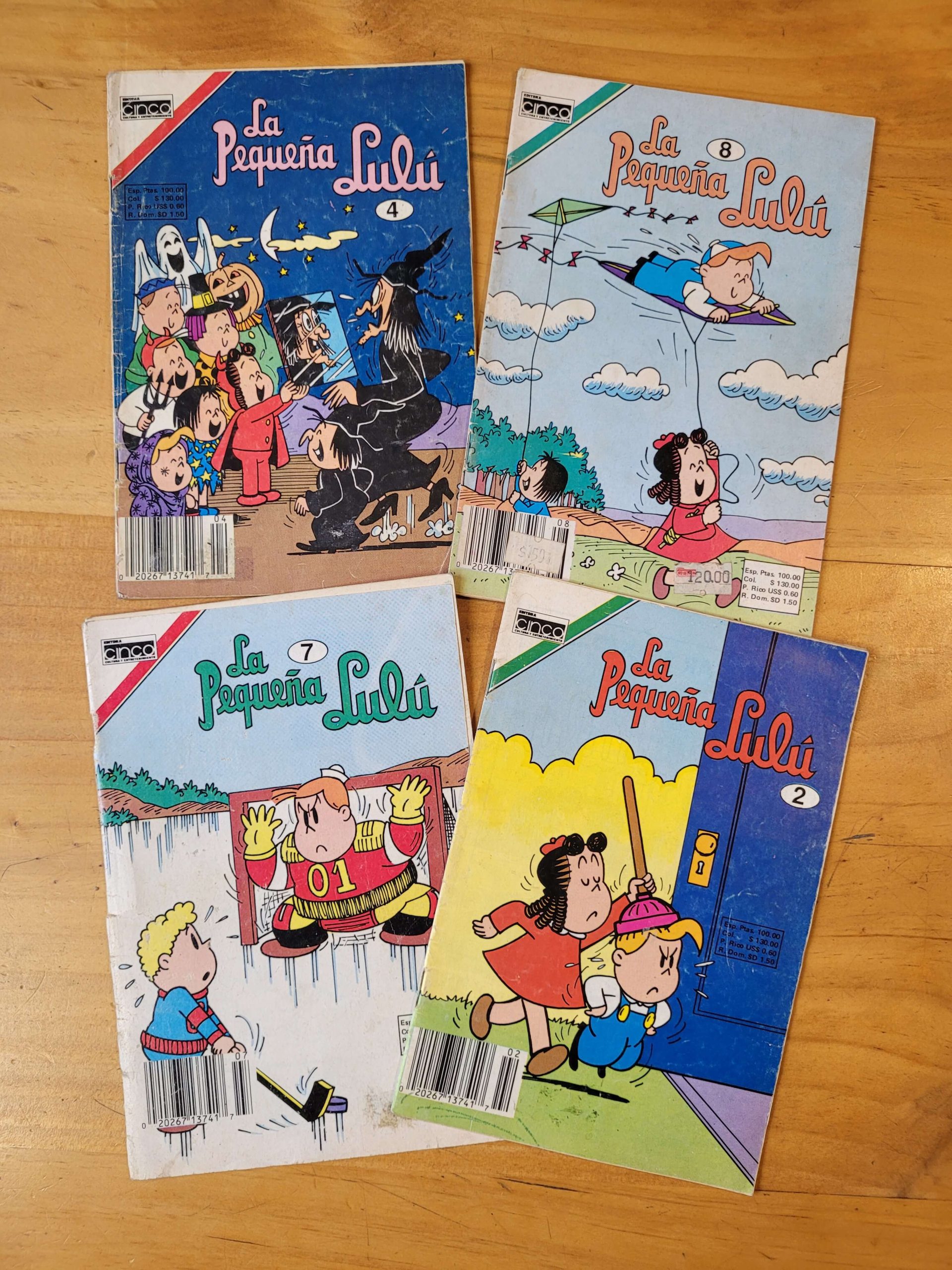 Pack PEQUEÑA LULU años 80s (x4)