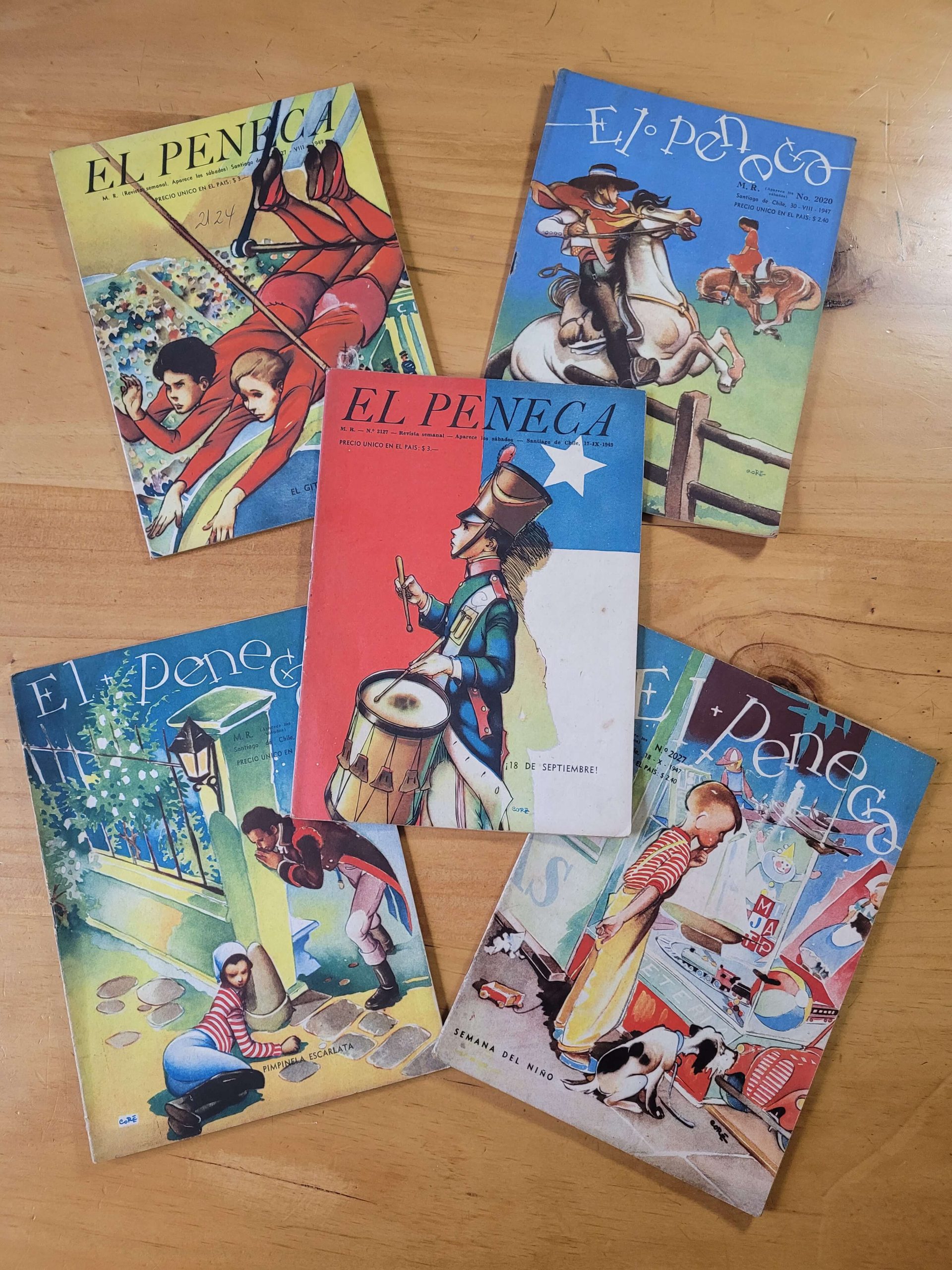 Pack n°3 revista EL PENECA años 40s (x5)