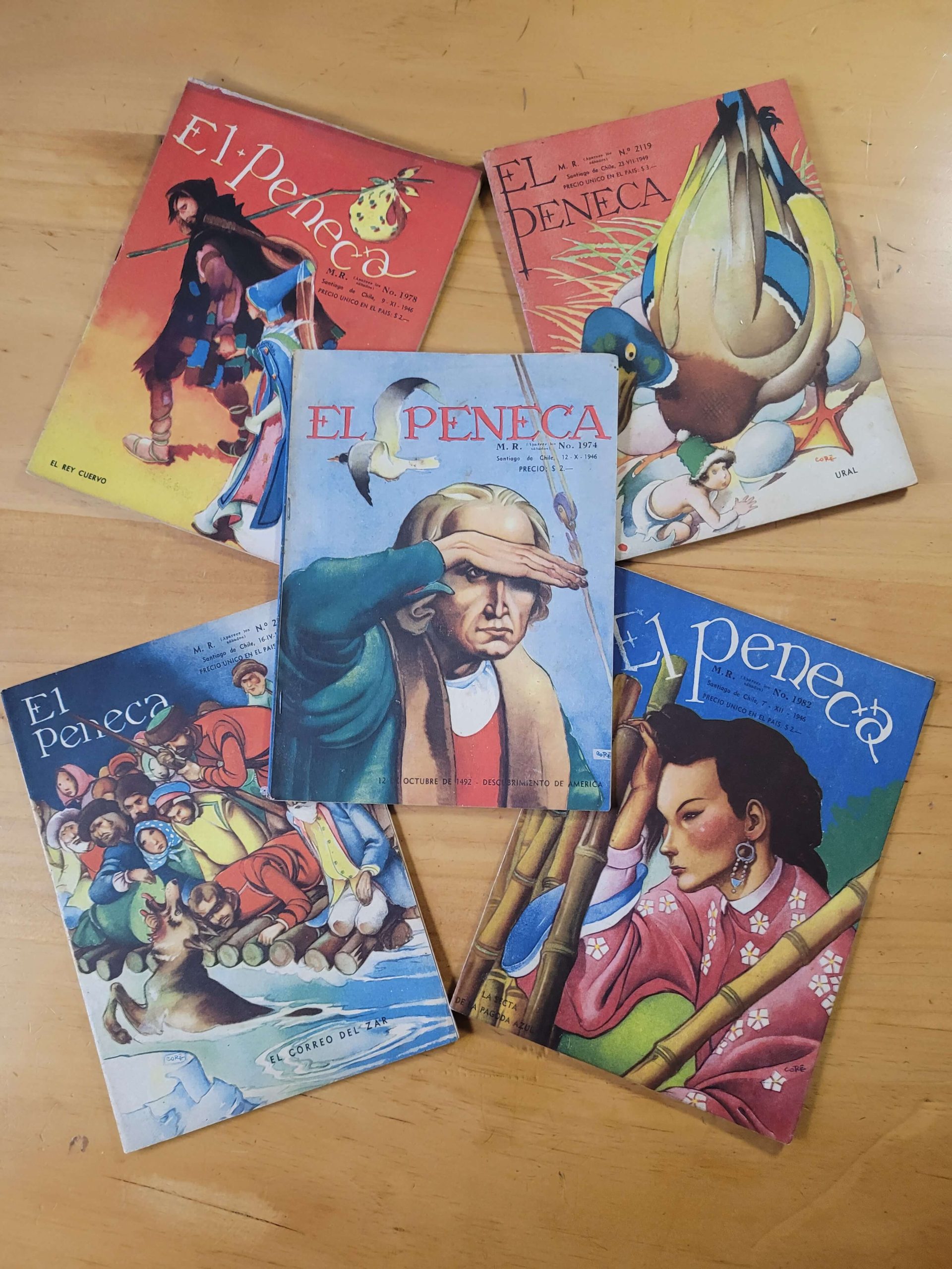 Pack n°2 revista EL PENECA años 40s (x5)