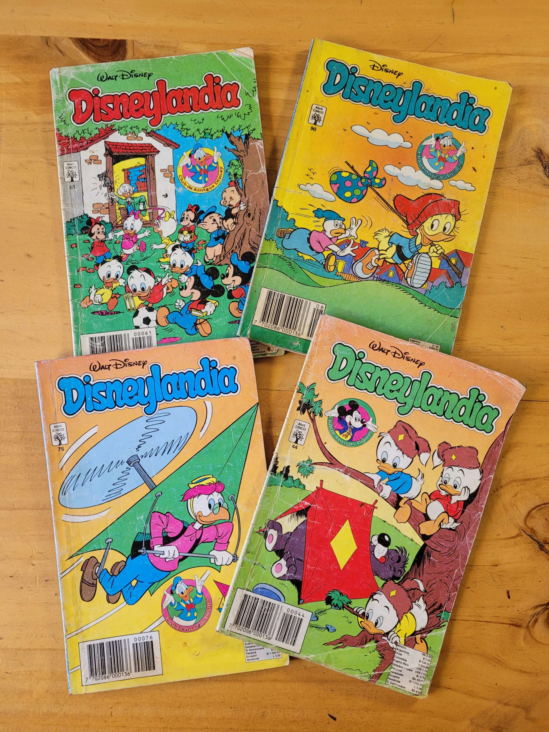 Pack DISNEYLANDIA años 90s (x4)