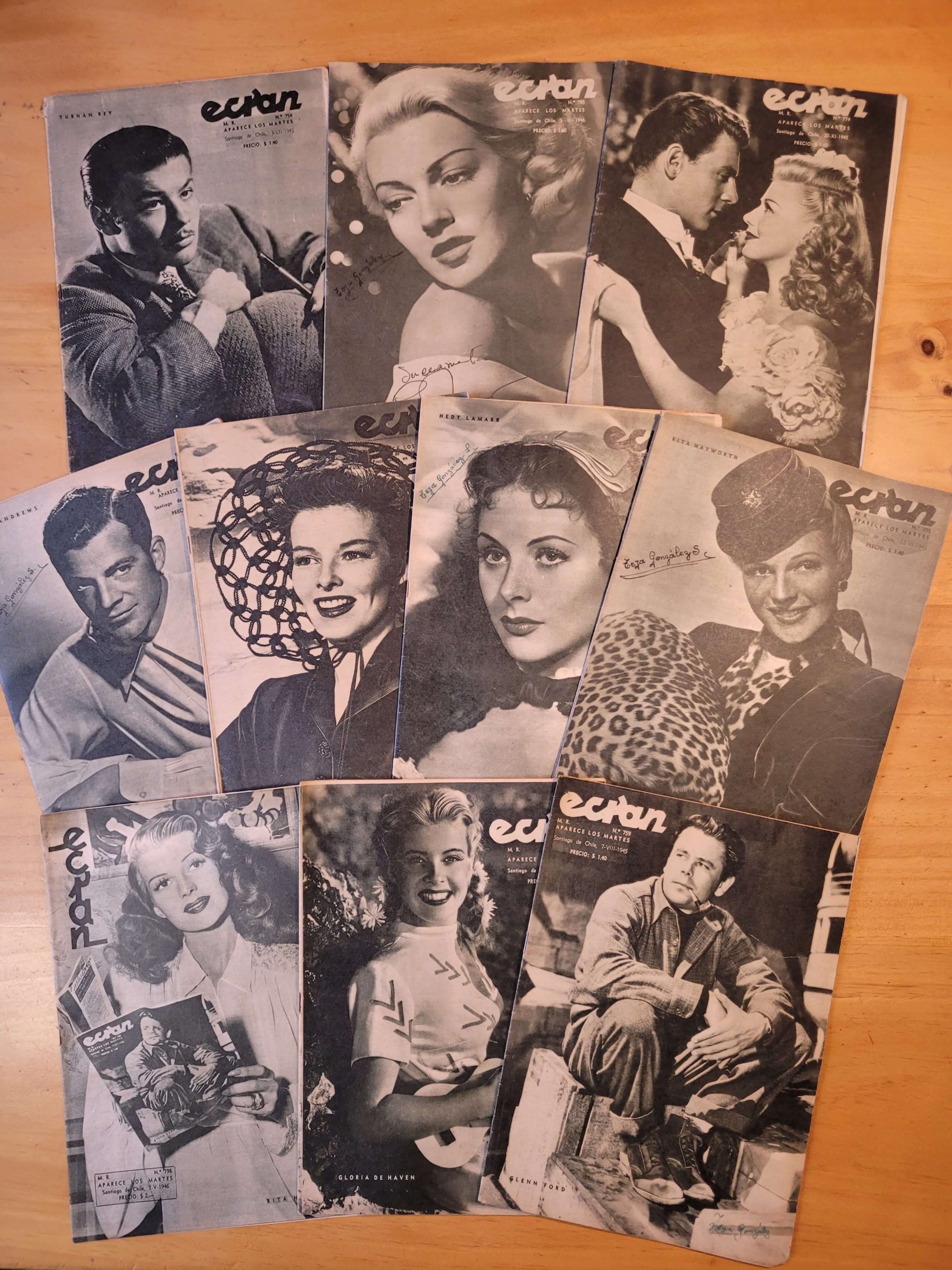 Pack ECRAN años 40s (x10)
