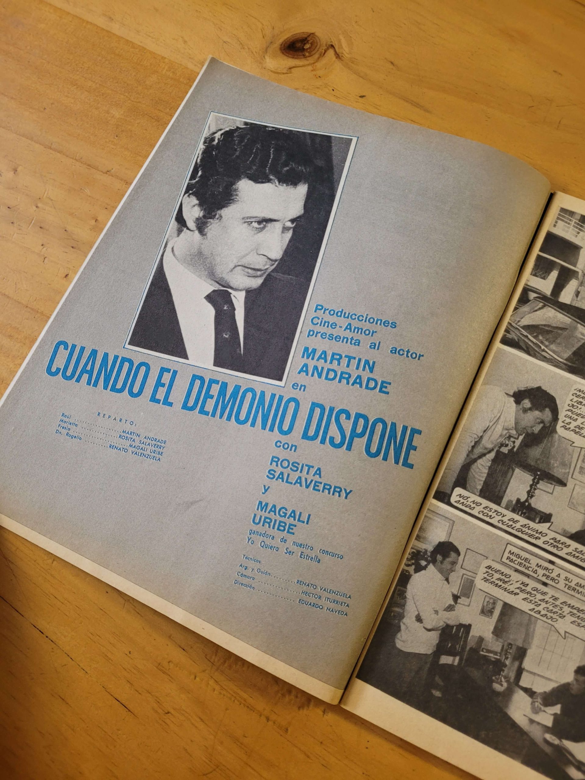 Pack n°2 revista CINE AMOR, años 60s (x4)