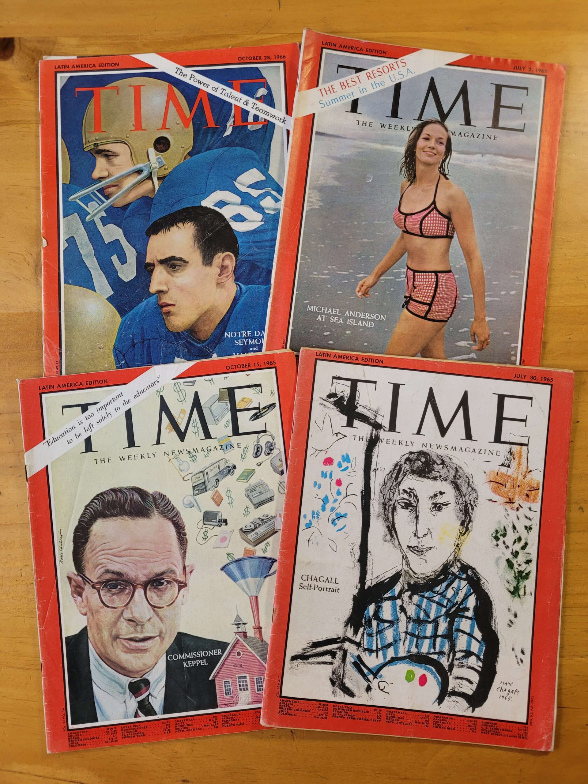 Pack TIME, años 60s (x4)