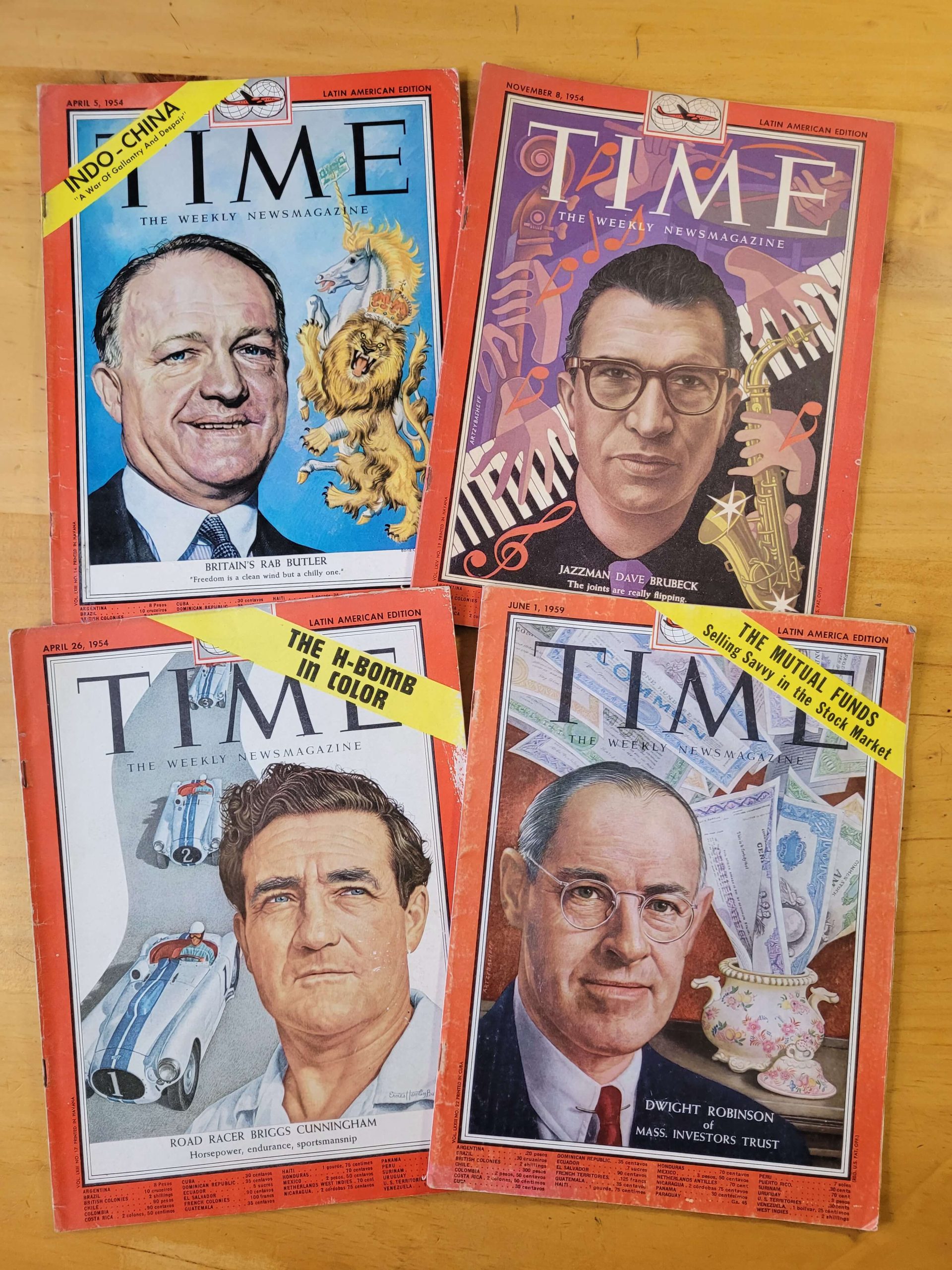 Pack TIME, años 50s (x4)