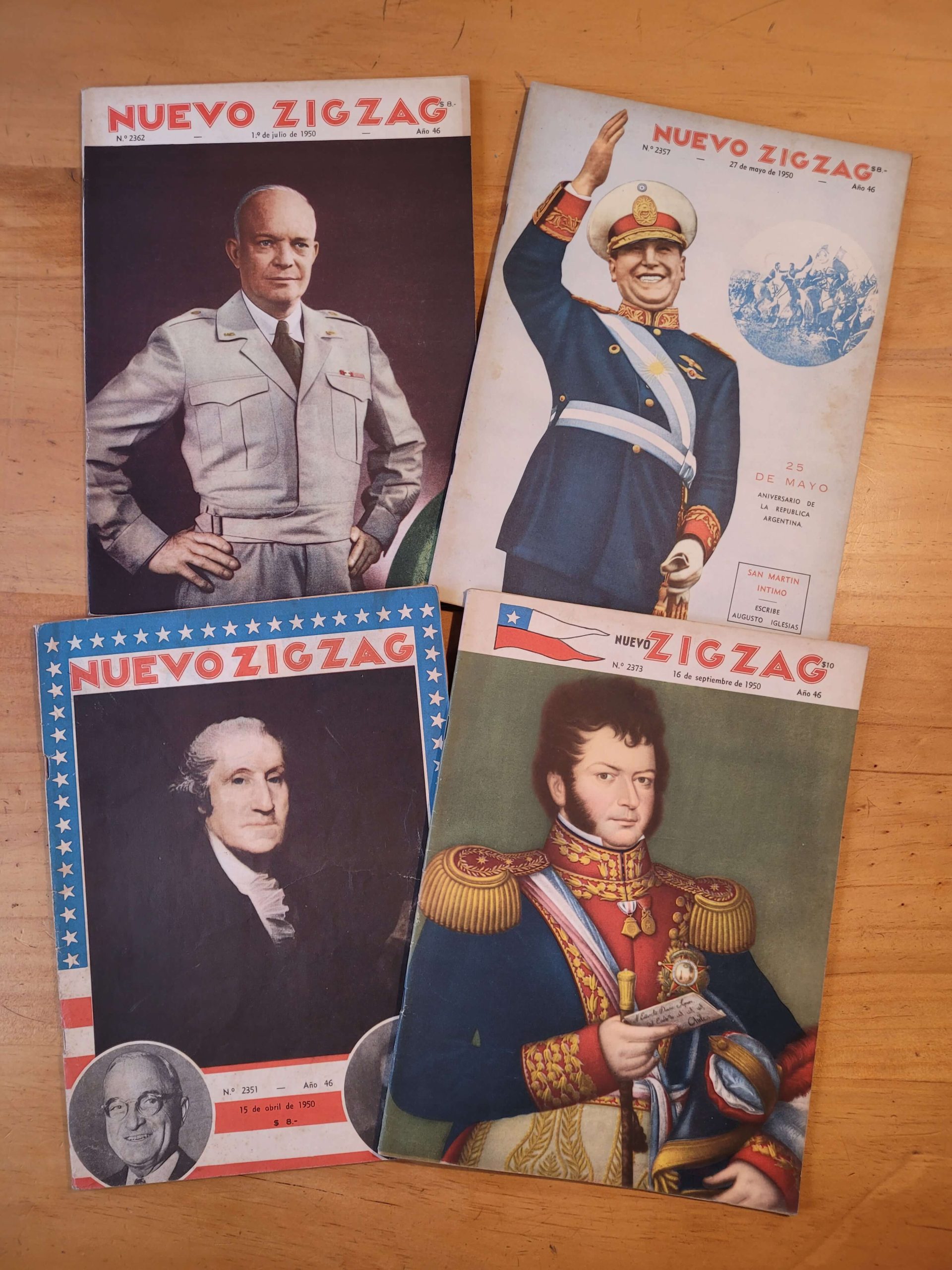 Pack n°2 ZIG ZAG años 50s (x4)